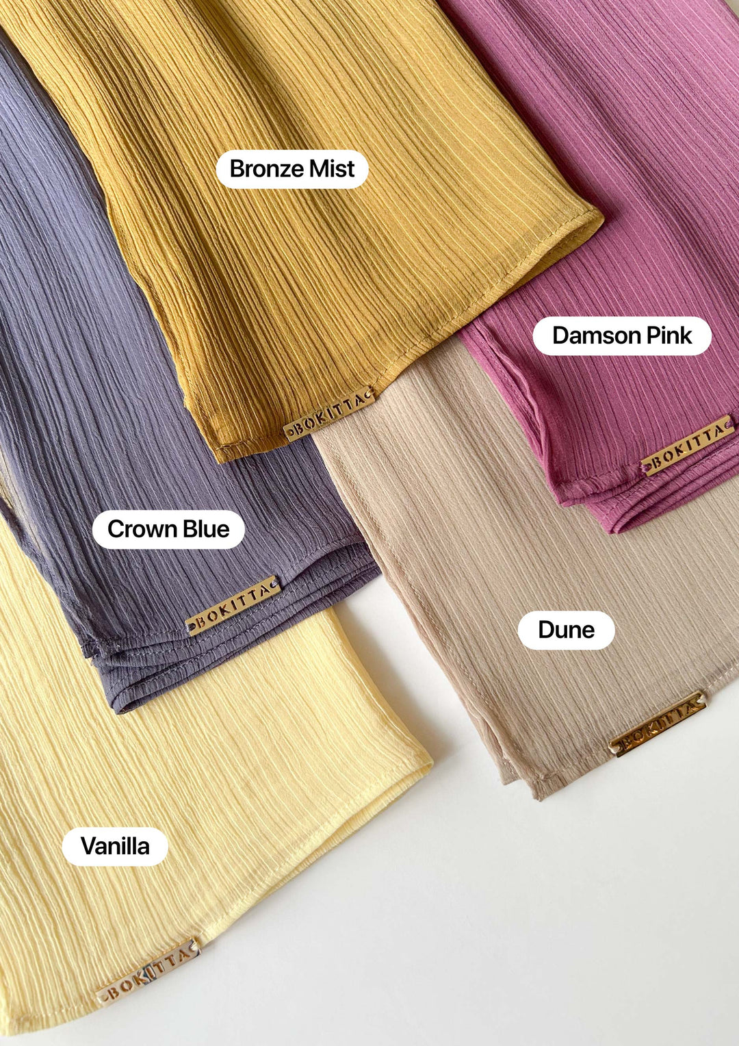 Dune - Plain Crinkled Chiffon