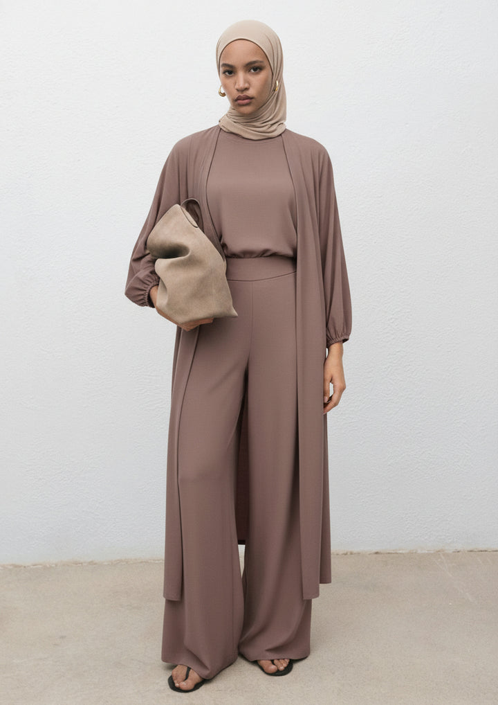 Greige - Haya 3 Piece Co-ord Set