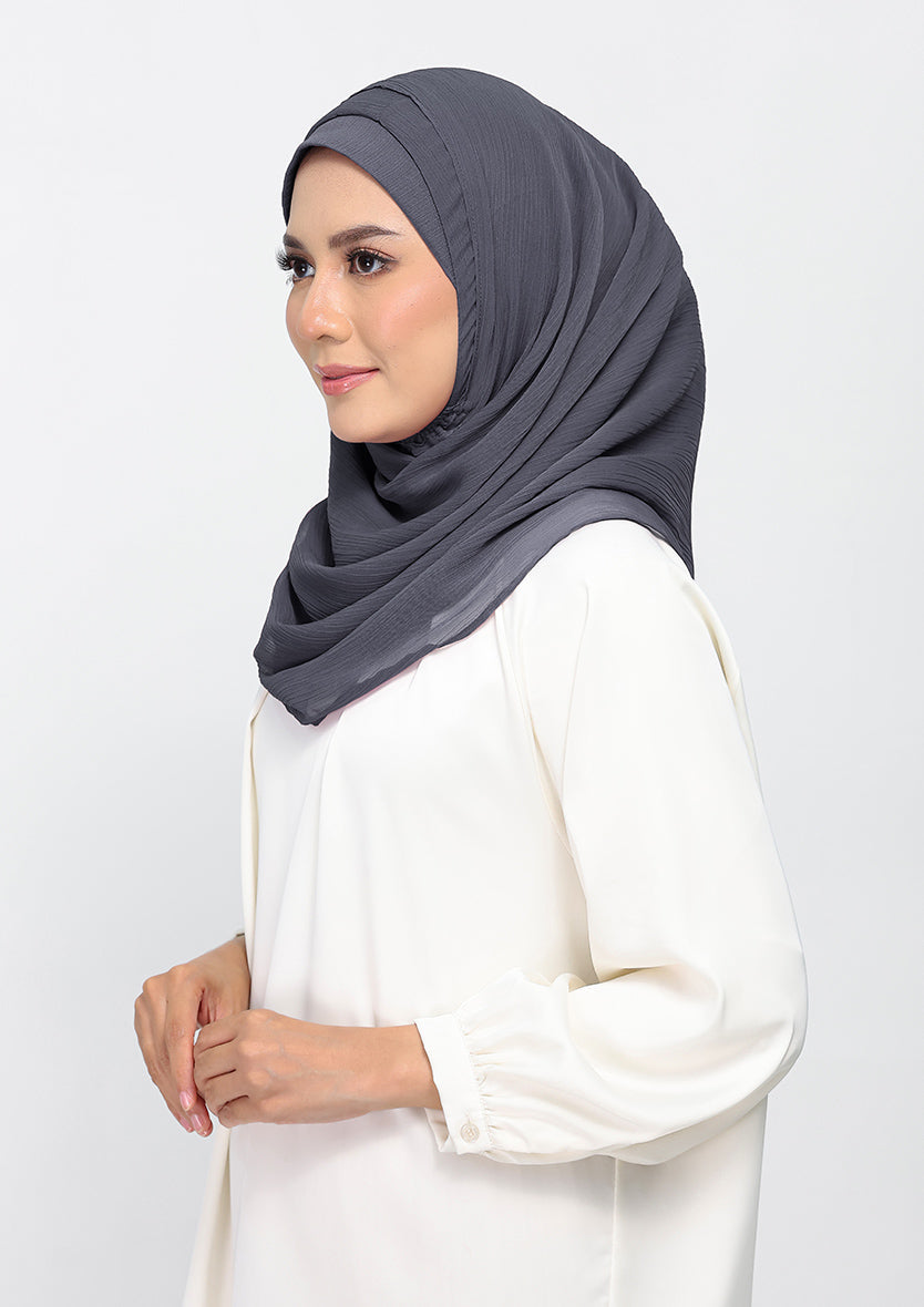 Iron-Plain Crinkled Chiffon