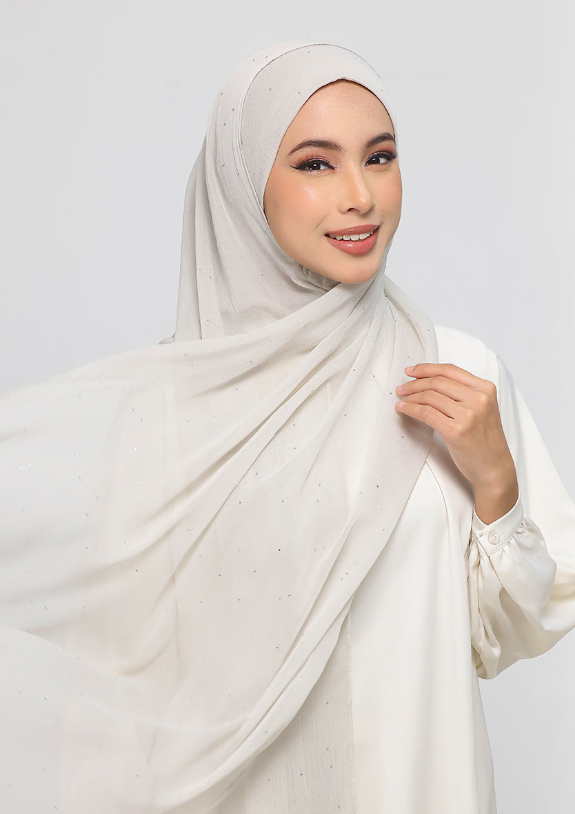 Stone Crystals - Crinkled Chiffon
