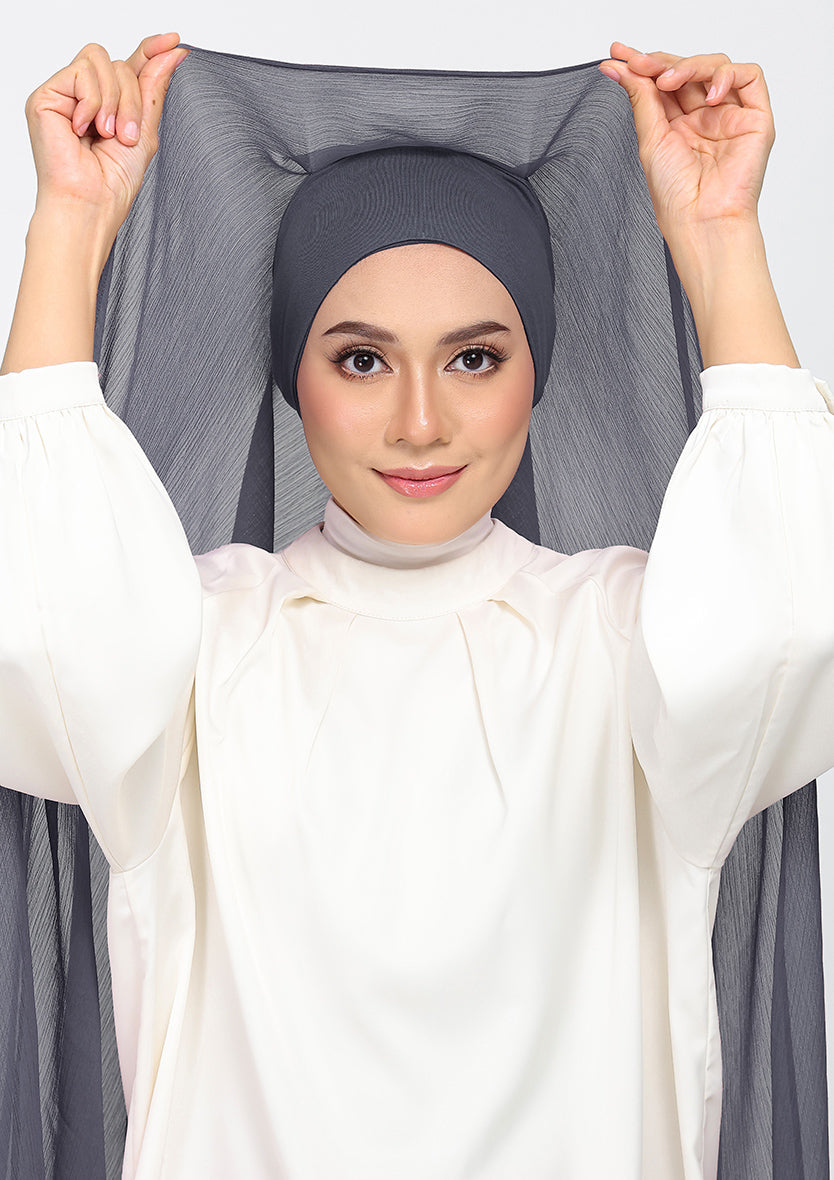 Iron-Plain Crinkled Chiffon