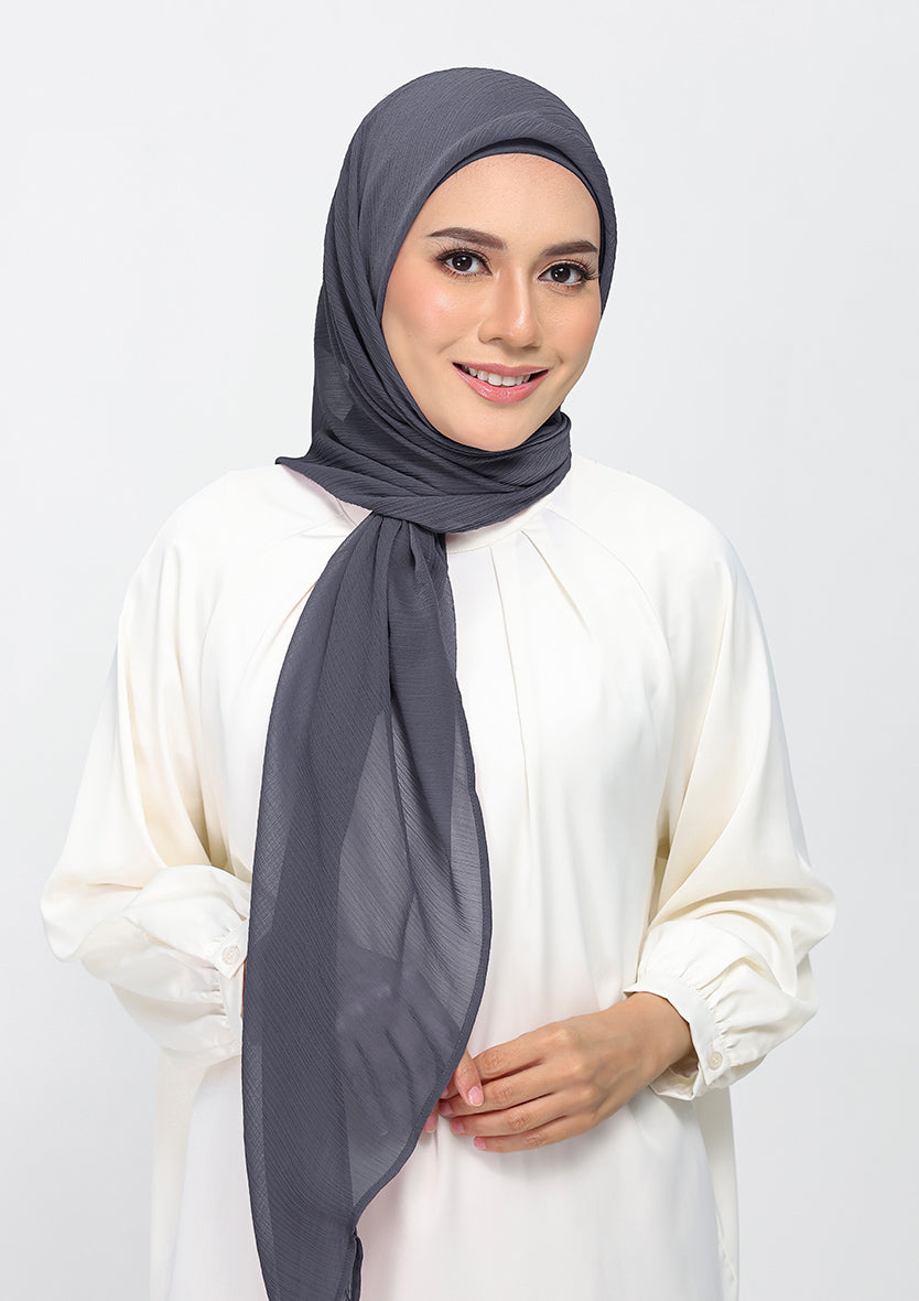 Iron-Plain Crinkled Chiffon