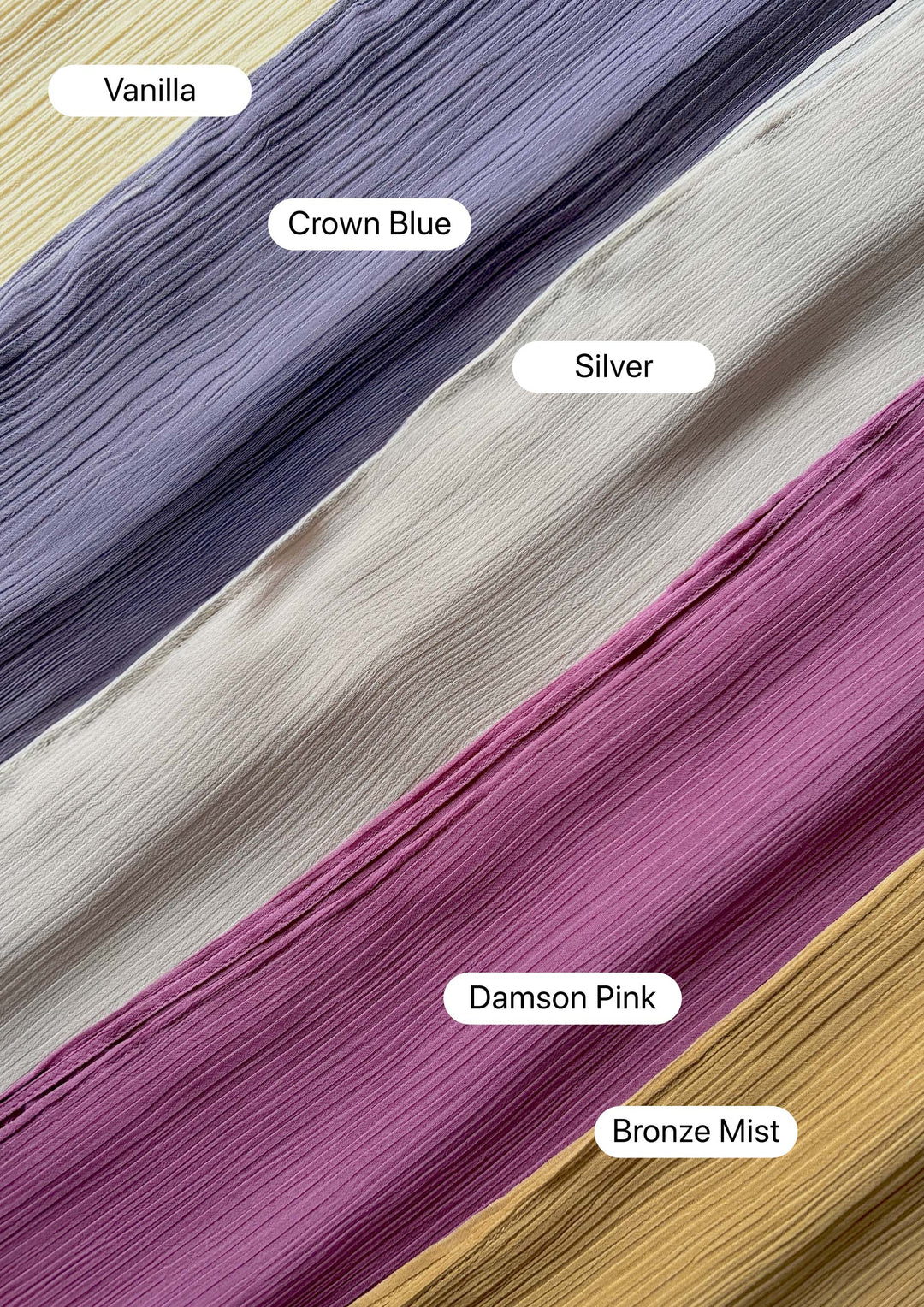 Dune - Plain Crinkled Chiffon