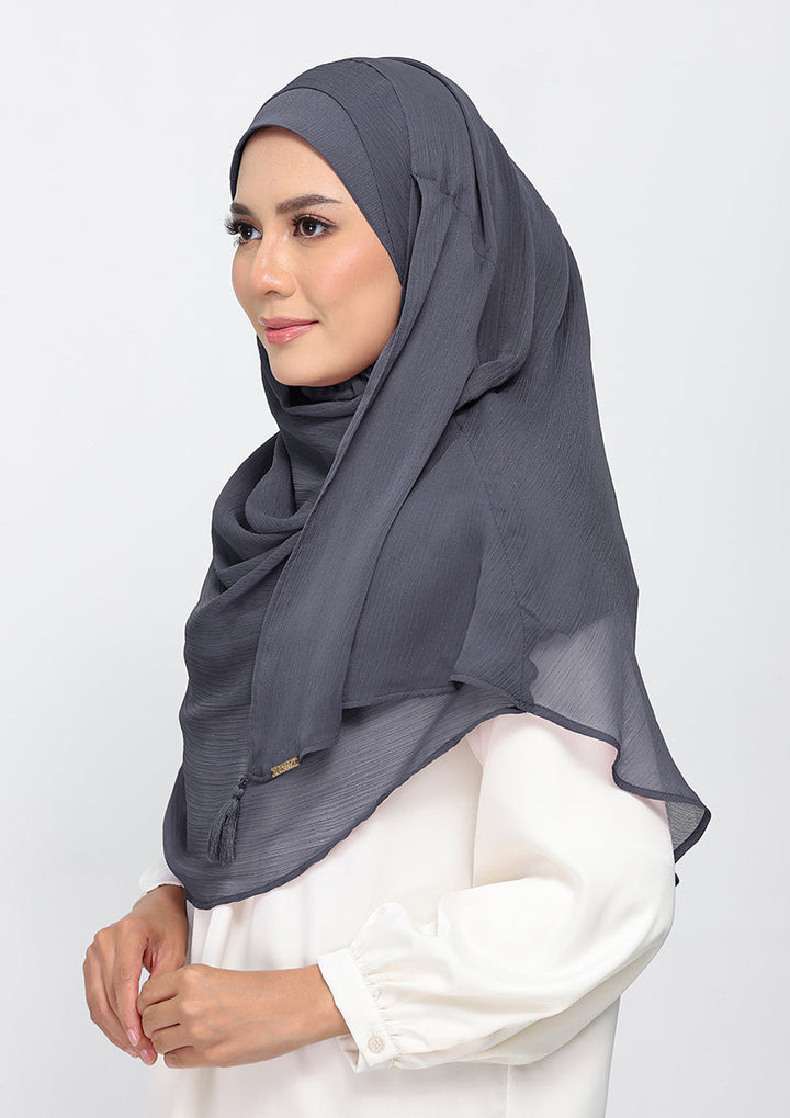 Iron-Plain Crinkled Chiffon