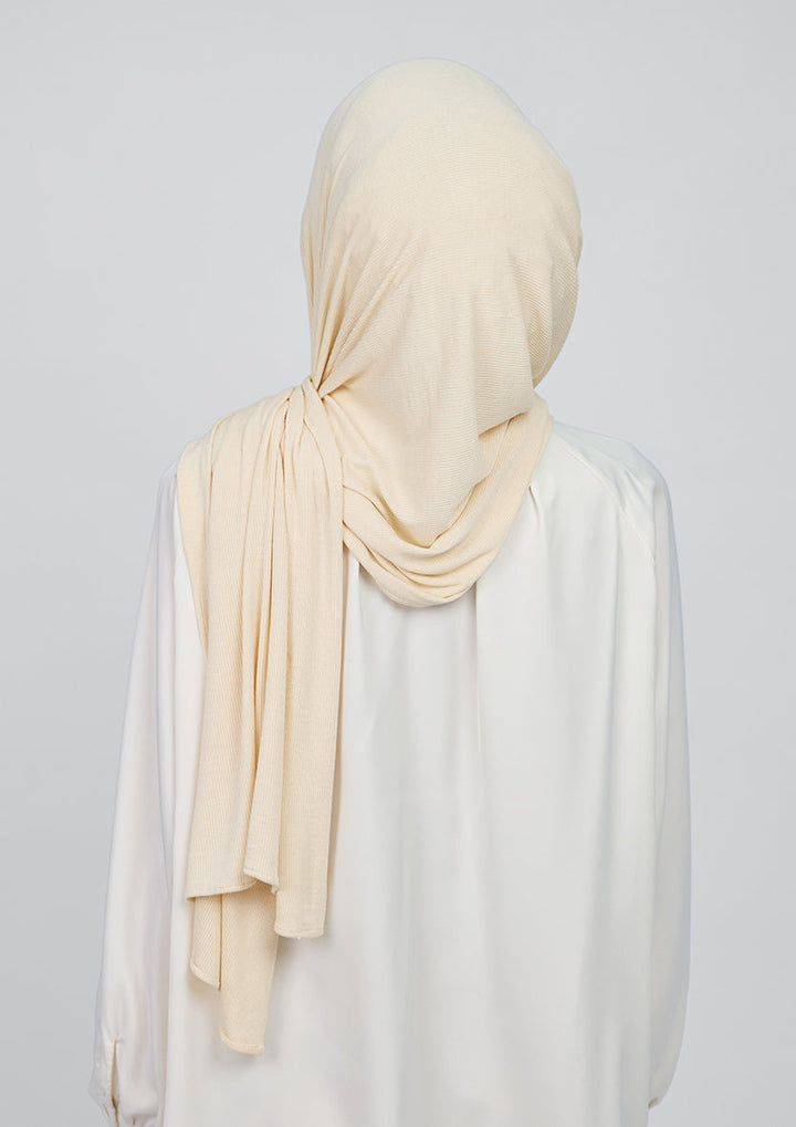 Angora - Ribbed Lenzing MicroModal Jersey Shawl