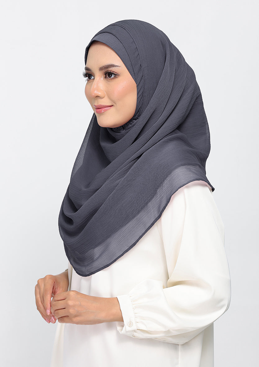 Iron-Plain Crinkled Chiffon