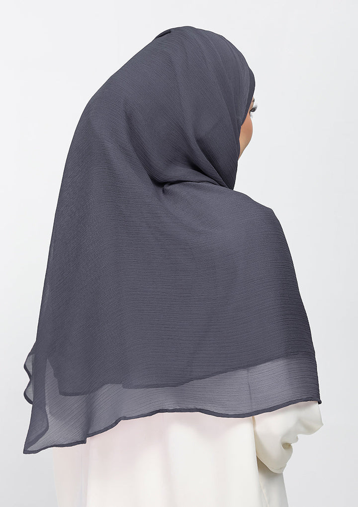 Iron-Plain Crinkled Chiffon