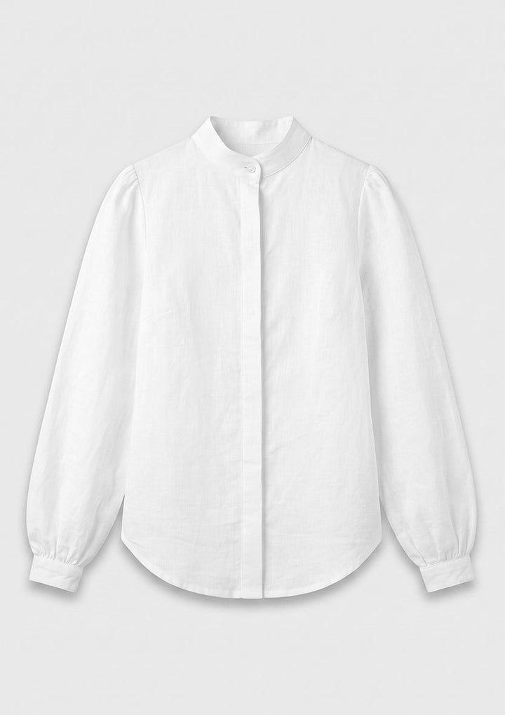 Capri Wrap Blouse - White