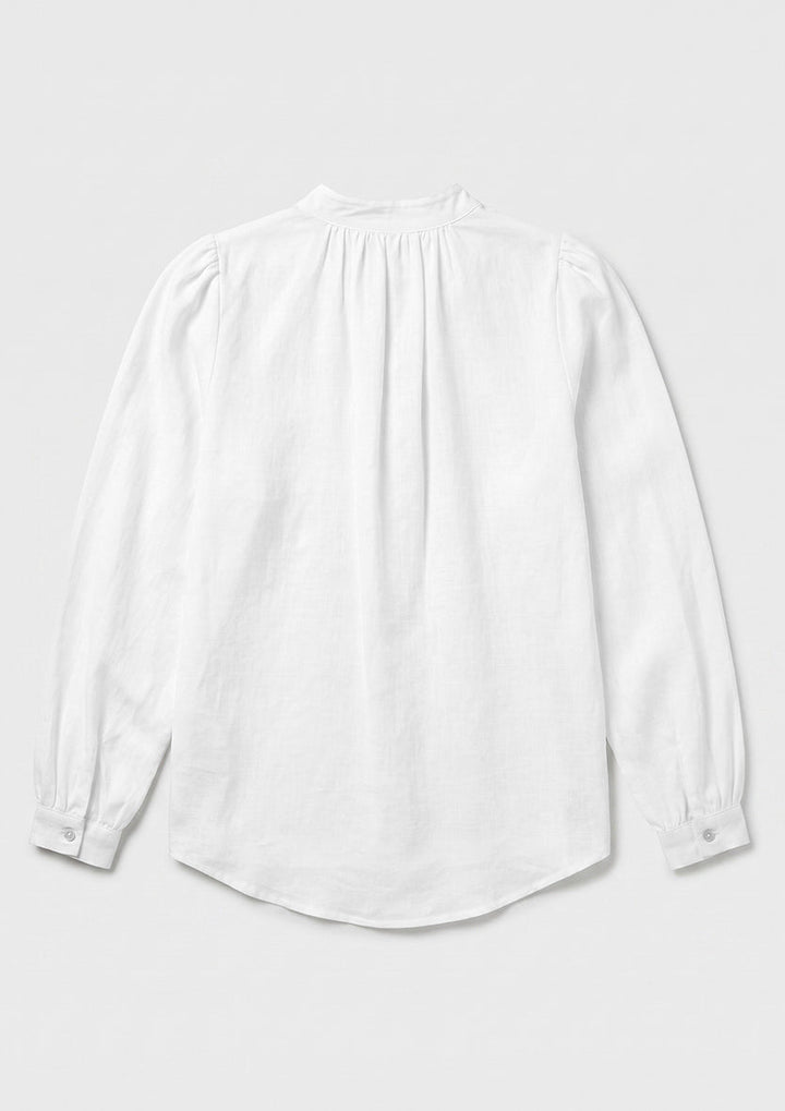 Capri Wrap Blouse - White