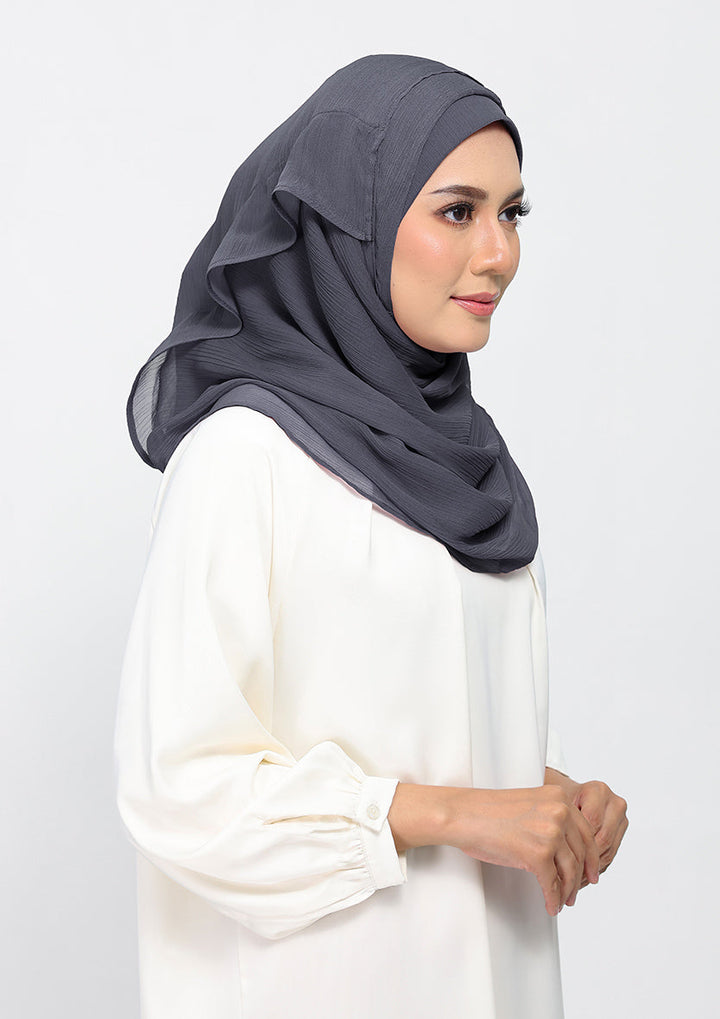 Iron-Plain Crinkled Chiffon