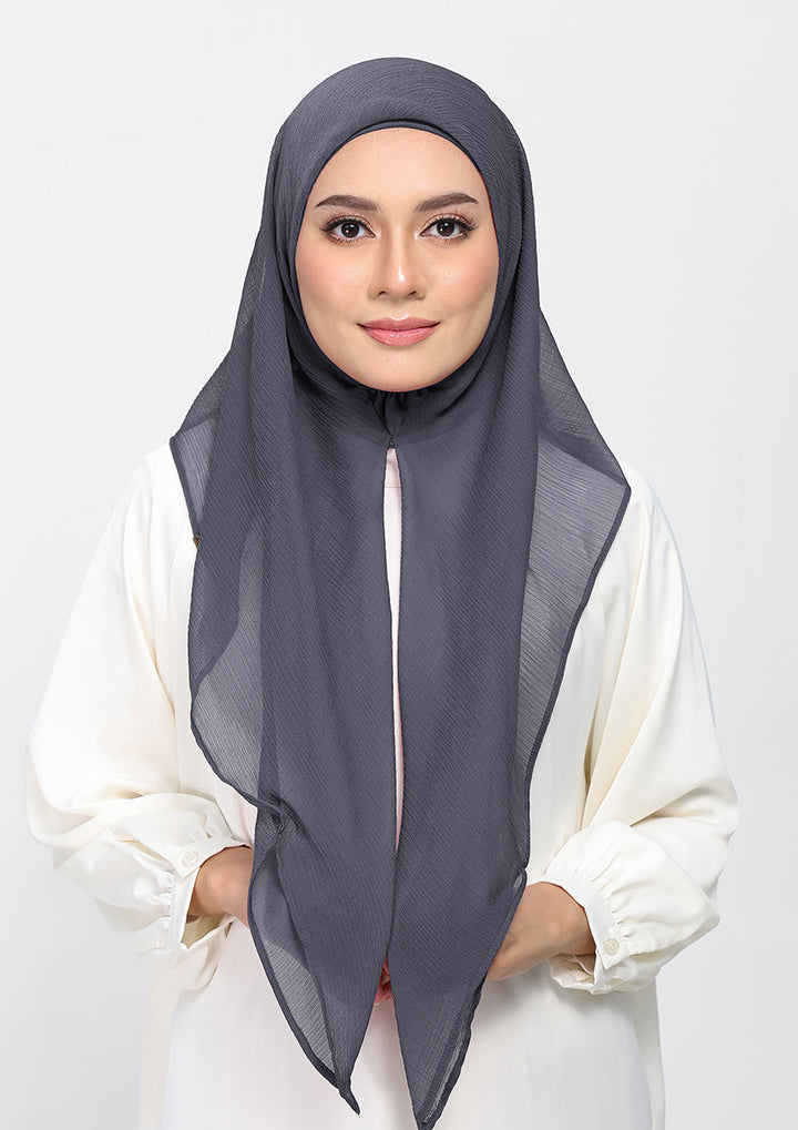 Iron-Plain Crinkled Chiffon