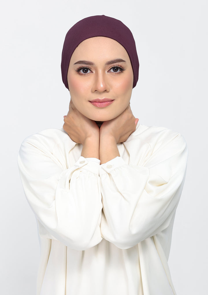 Fig - Plain Crinkled Chiffon