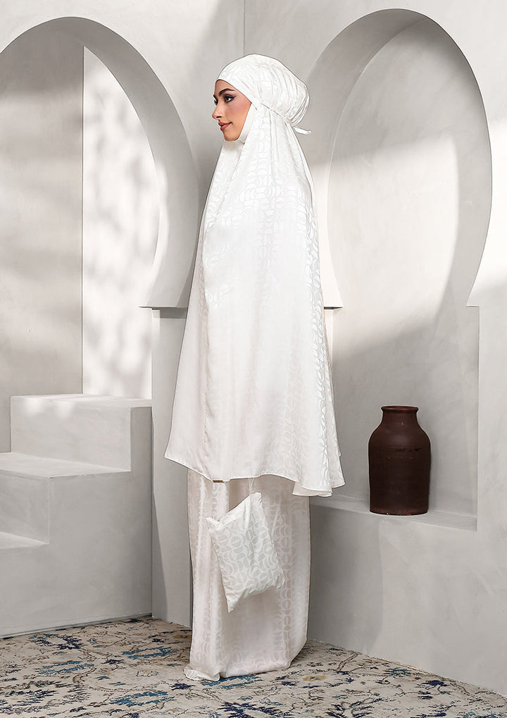 Premium Prayer Set - Hilal White