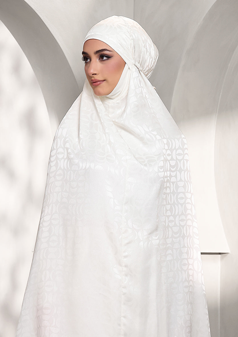 Premium Prayer Set - Hilal White