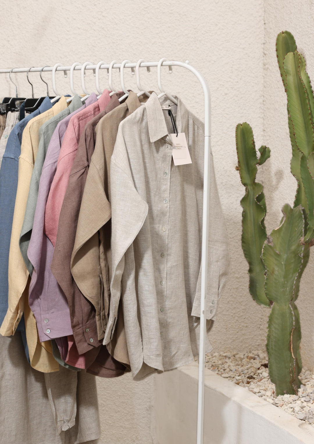 100% Italian Linen Set - Lilac