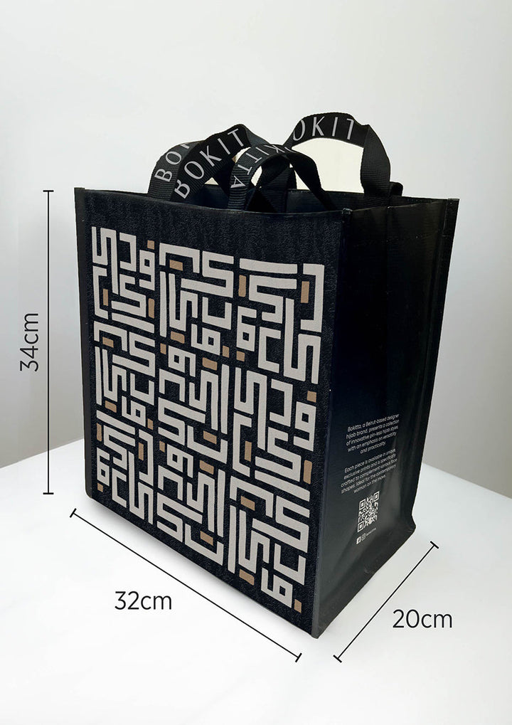 Monogram Black Tote