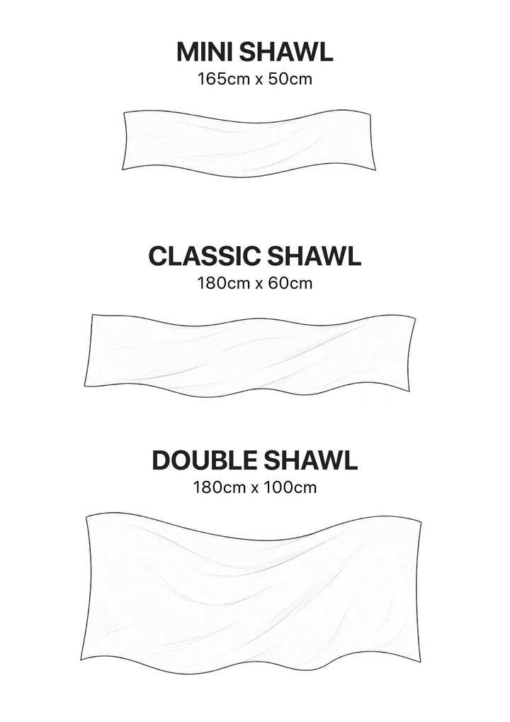 White - Modal Woven Shawl Set with Inner