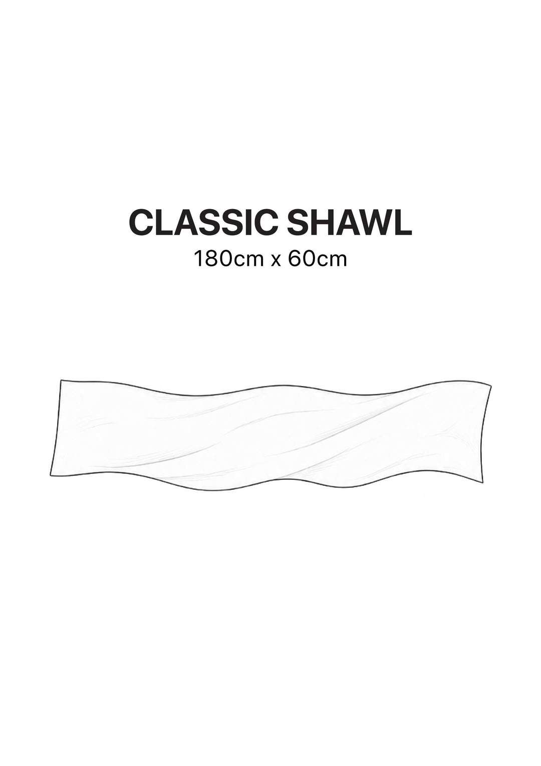 White - Modal Woven Shawl Set with Inner
