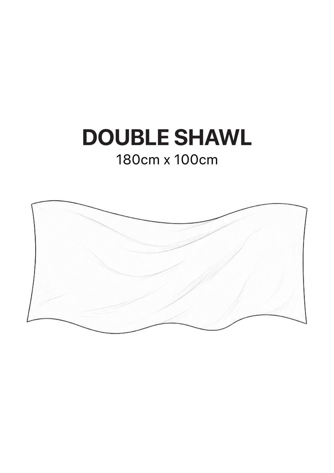 Light Beige - Modal Woven Shawl Set with Inner