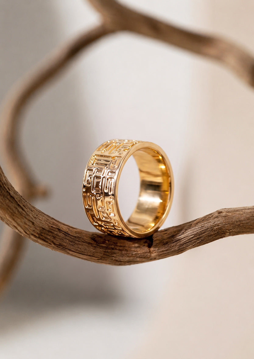 Full Monogram Hijab Ring