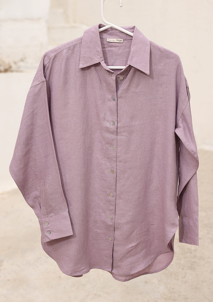 100% Italian Linen Set - Lilac