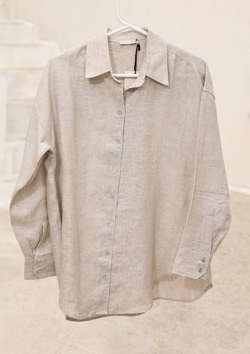 100% Italian Linen Set - Natural Beige