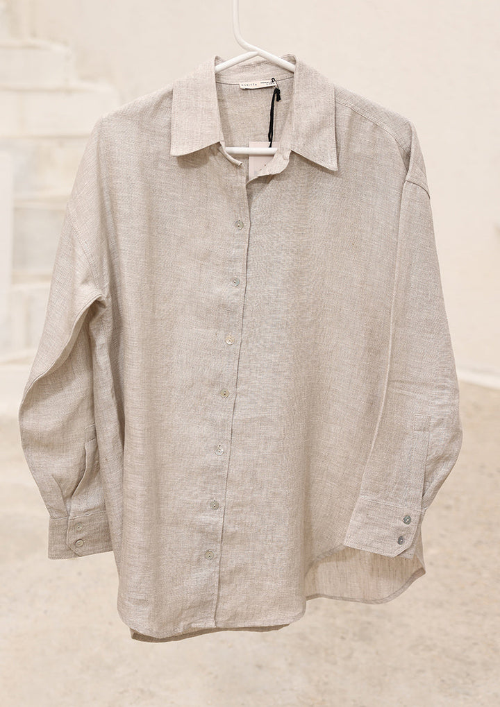 100% Italian Linen Set - Natural Beige
