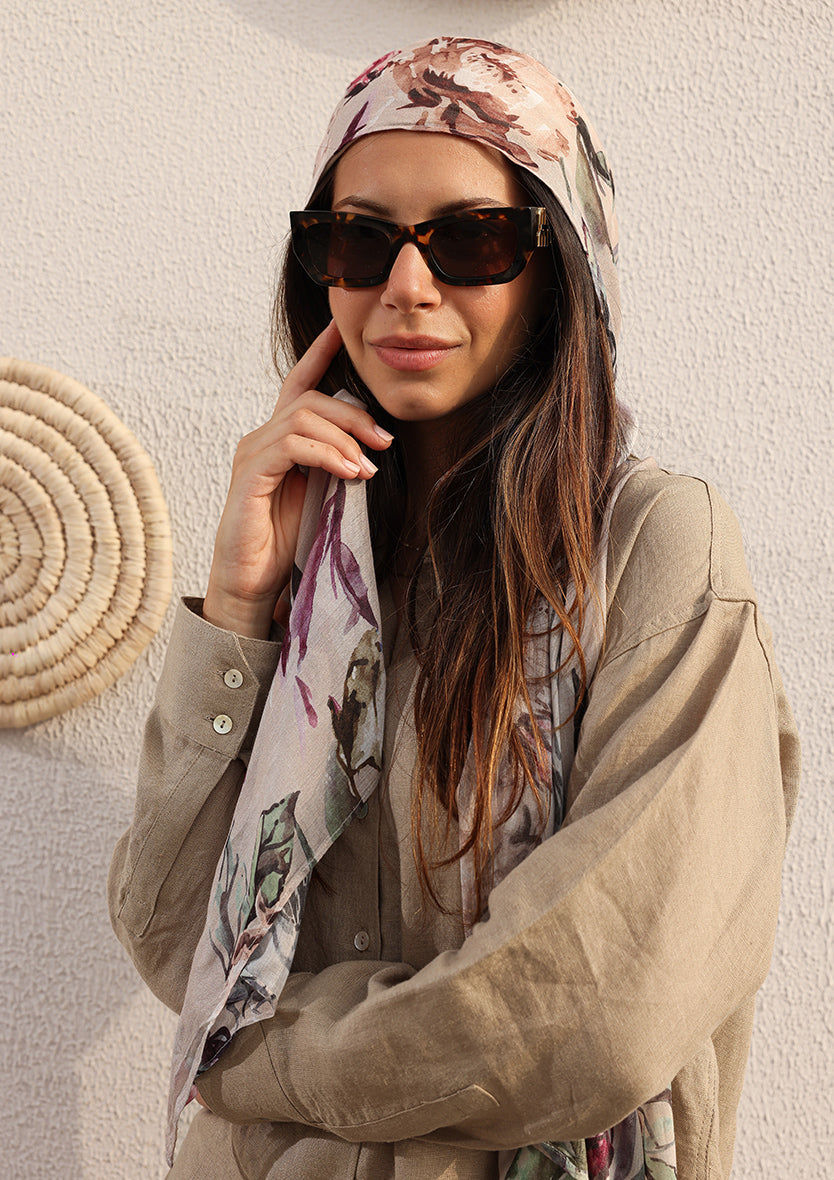 100% Italian Linen Set - Olive