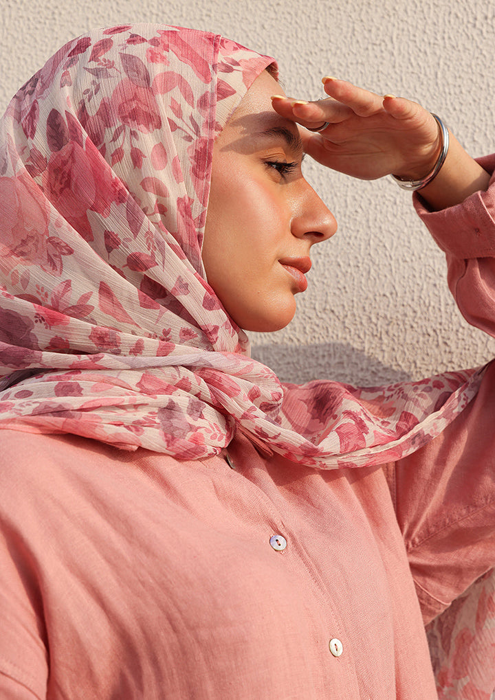 100% Italian Linen Set - Pink
