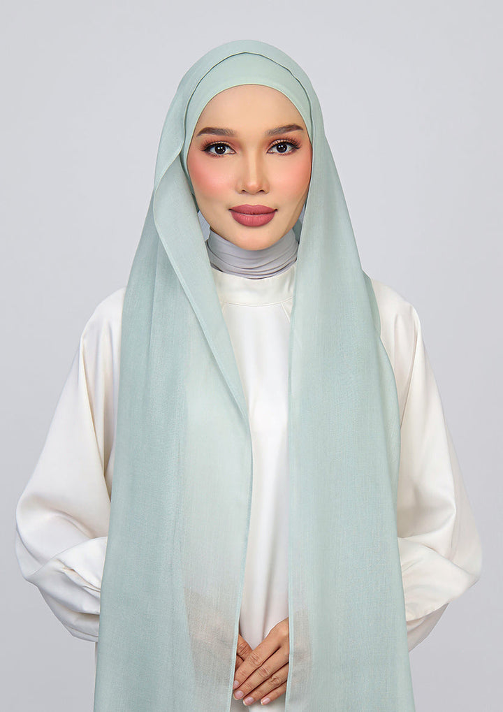 Sage - Modal Woven Shawl Set with Inner