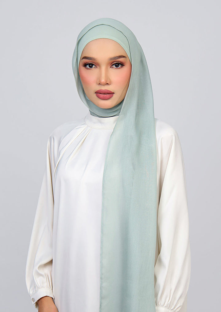 Sage - Modal Woven Shawl Set with Inner
