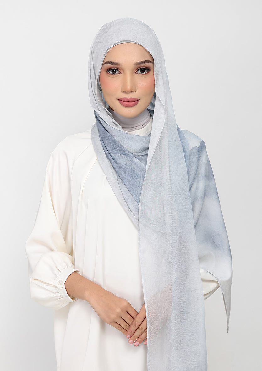Silver Mist - Modal Woven Shawl