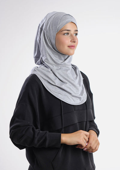 Cardio Sports Hijab Heather