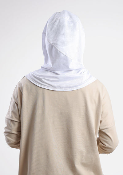 Cardio Sports Hijab - Opaque White