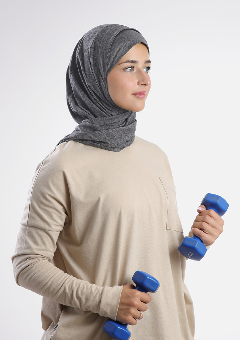 Sports Freestyle Hijab Heather