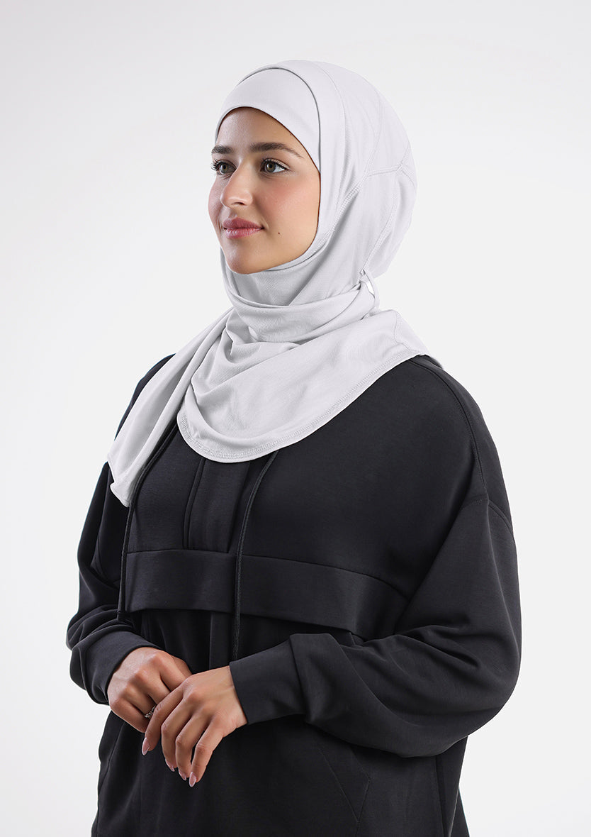 Gym Sports Hijab Dual Color - Non Reversible