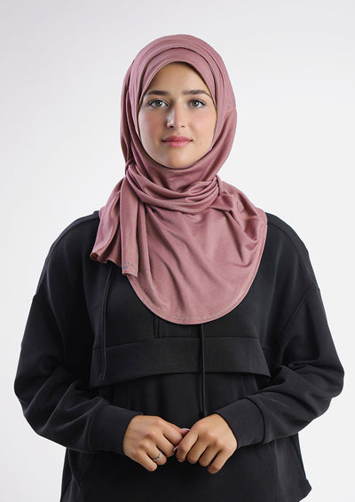 Gym Sports Hijab Dual Color - Non Reversible