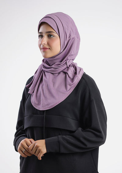 Gym Sports Hijab Dual Color - Non Reversible