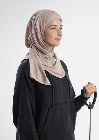 Gym Sports Hijab Dual Color - Non Reversible