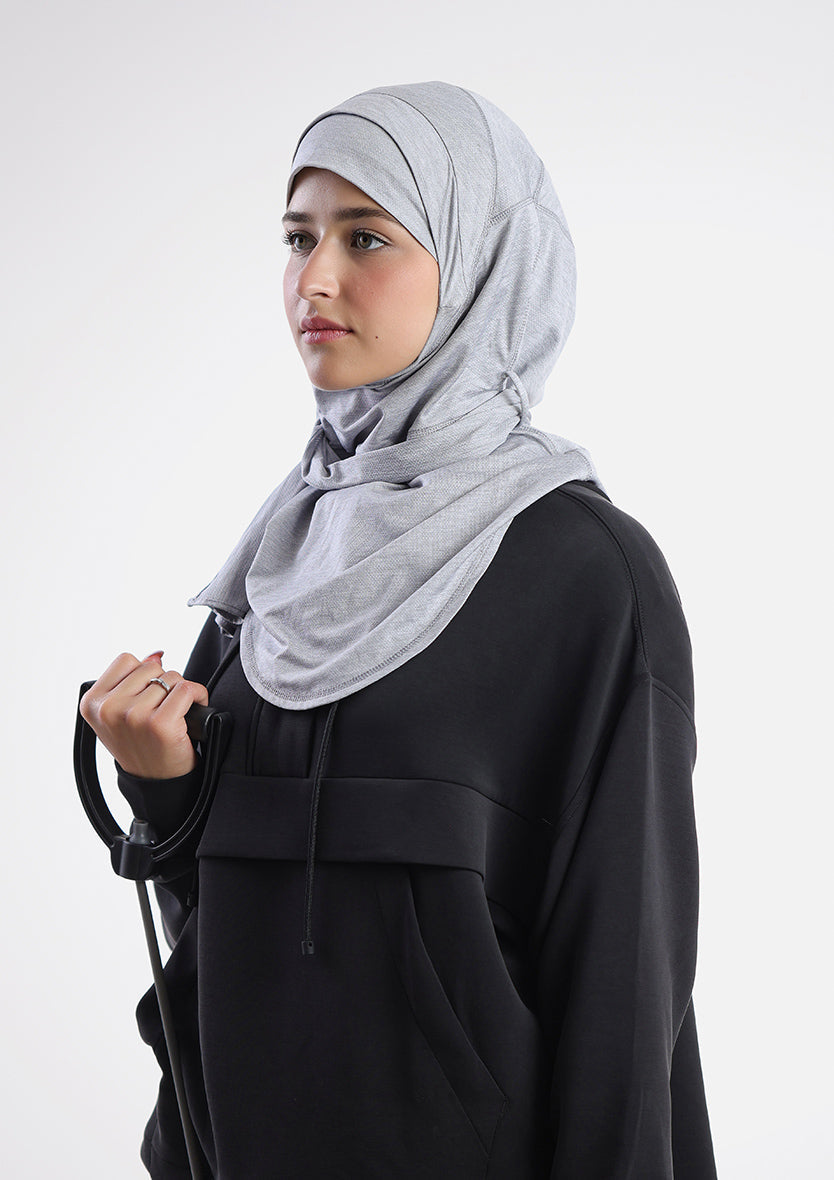 Gym Sports Hijab Heather