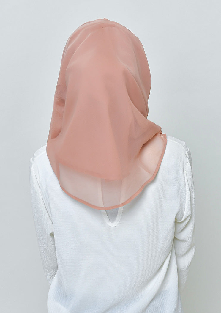 Latte-BASICS Plain Lite Chiffon