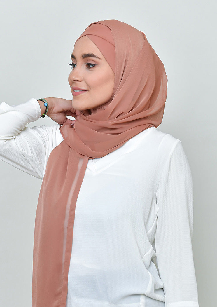 Sun-Kissed-BASICS Plain Lite Chiffon