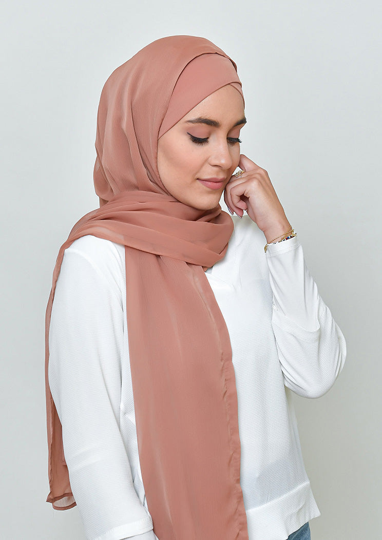 Sun-Kissed-BASICS Plain Lite Chiffon