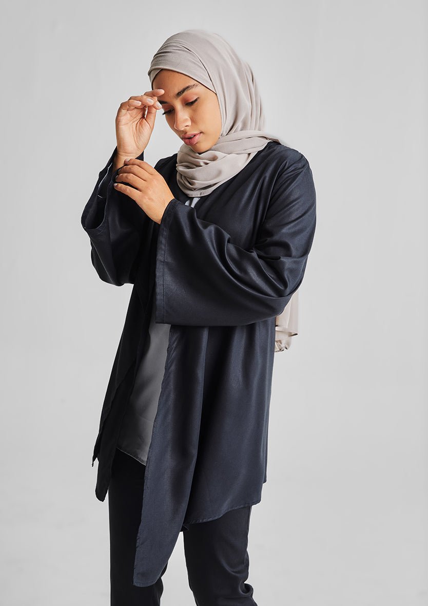 Asymmetric Cardigan-Tencelâ„¢ - BOKITTA