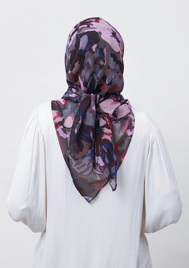 Belief-Printed Crinkled Chiffon - BOKITTA Hijab