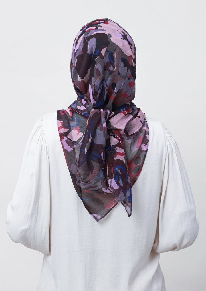 Belief-Printed Crinkled Chiffon - BOKITTA Hijab