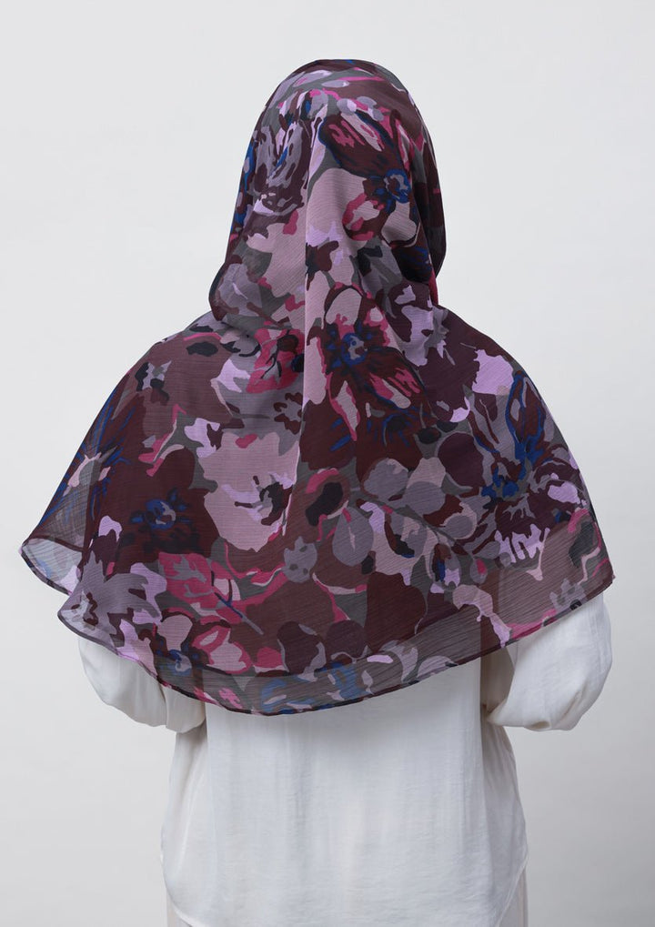Belief-Printed Crinkled Chiffon - BOKITTA Hijab