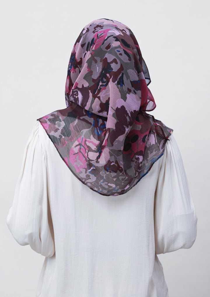 Belief-Printed Crinkled Chiffon - BOKITTA Hijab