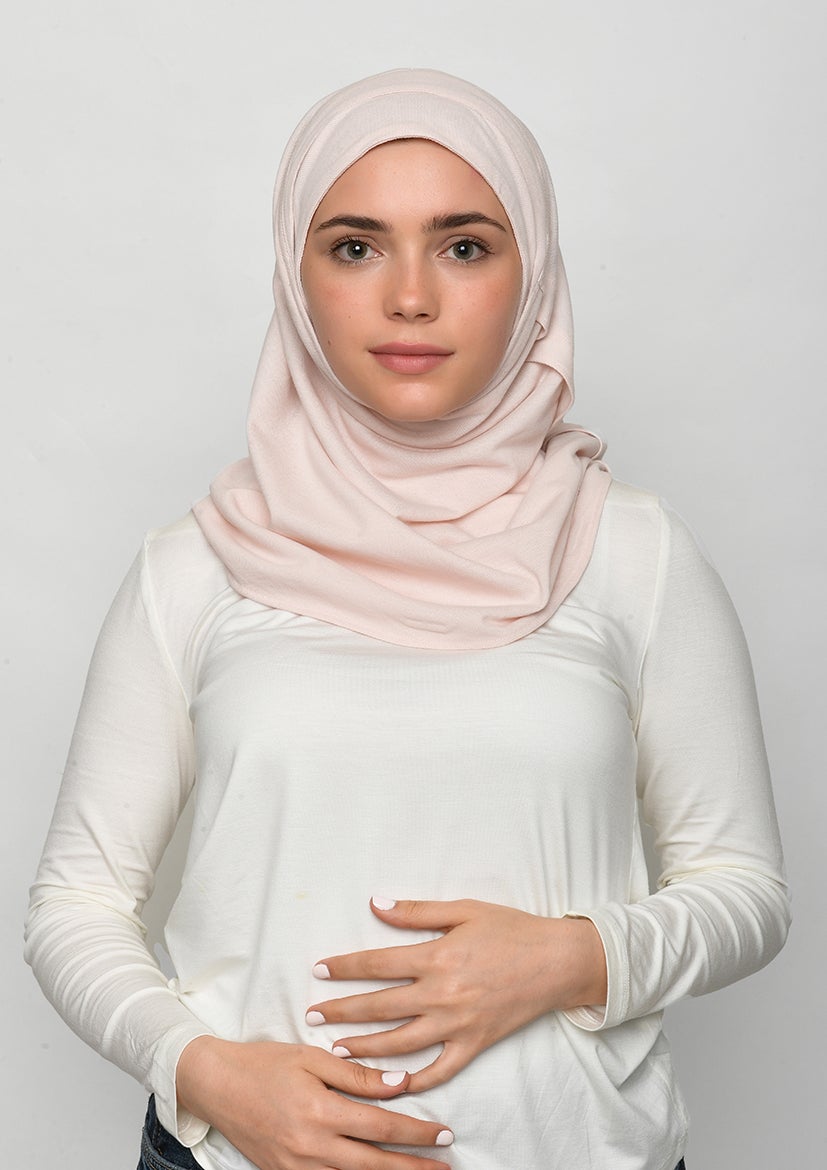 Pink-SlipOn-Polo Cotton - BOKITTA Hijab