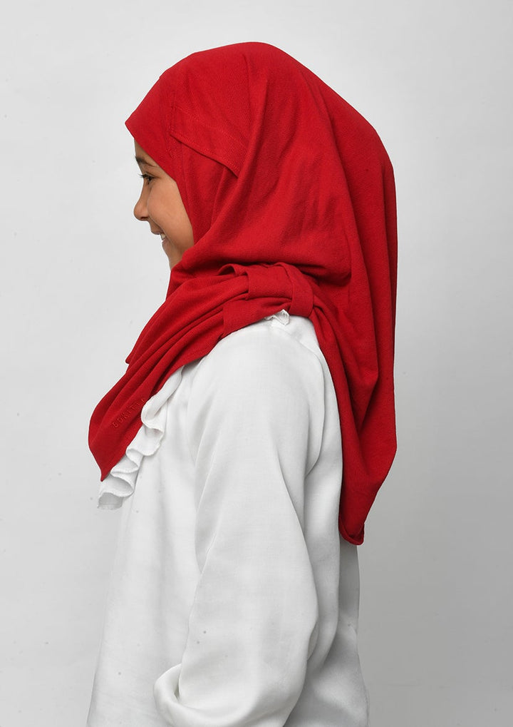 Red-SlipOn-Polo Cotton - BOKITTA Hijab